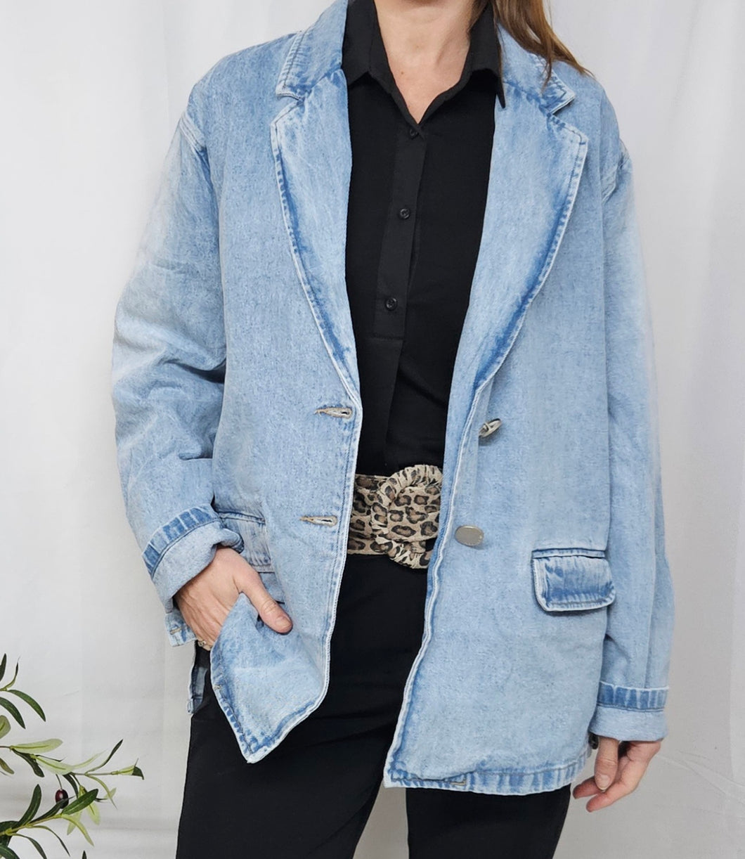 Jeansblazer oversized